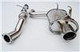 Invidia 00+ S2000 Q300 Rolled Stainless Steel Single Tip Cat-back Exhaust Invidia 00+ S2000 Q300 Rolled Stainless Steel Single Tip Cat-back Exhaust
